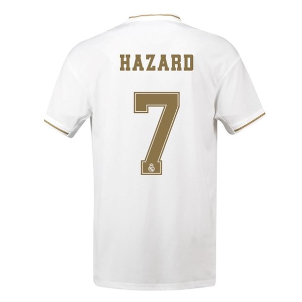 Camiseta Real Madrid NO.7 Hazard 1ª Kit 2019 2020 Blanco